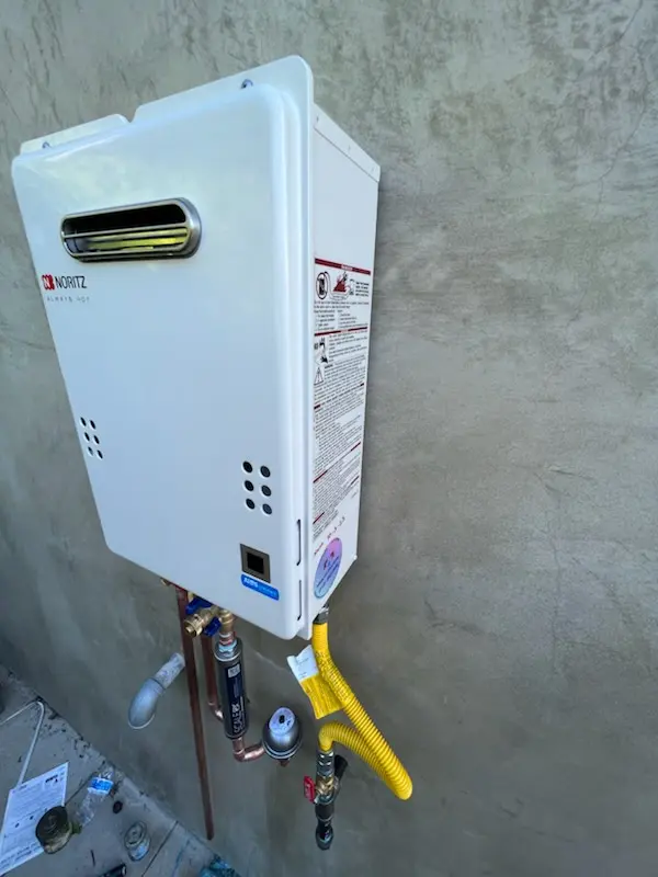 Tankless water heater installation for Piney Ridge Village homes